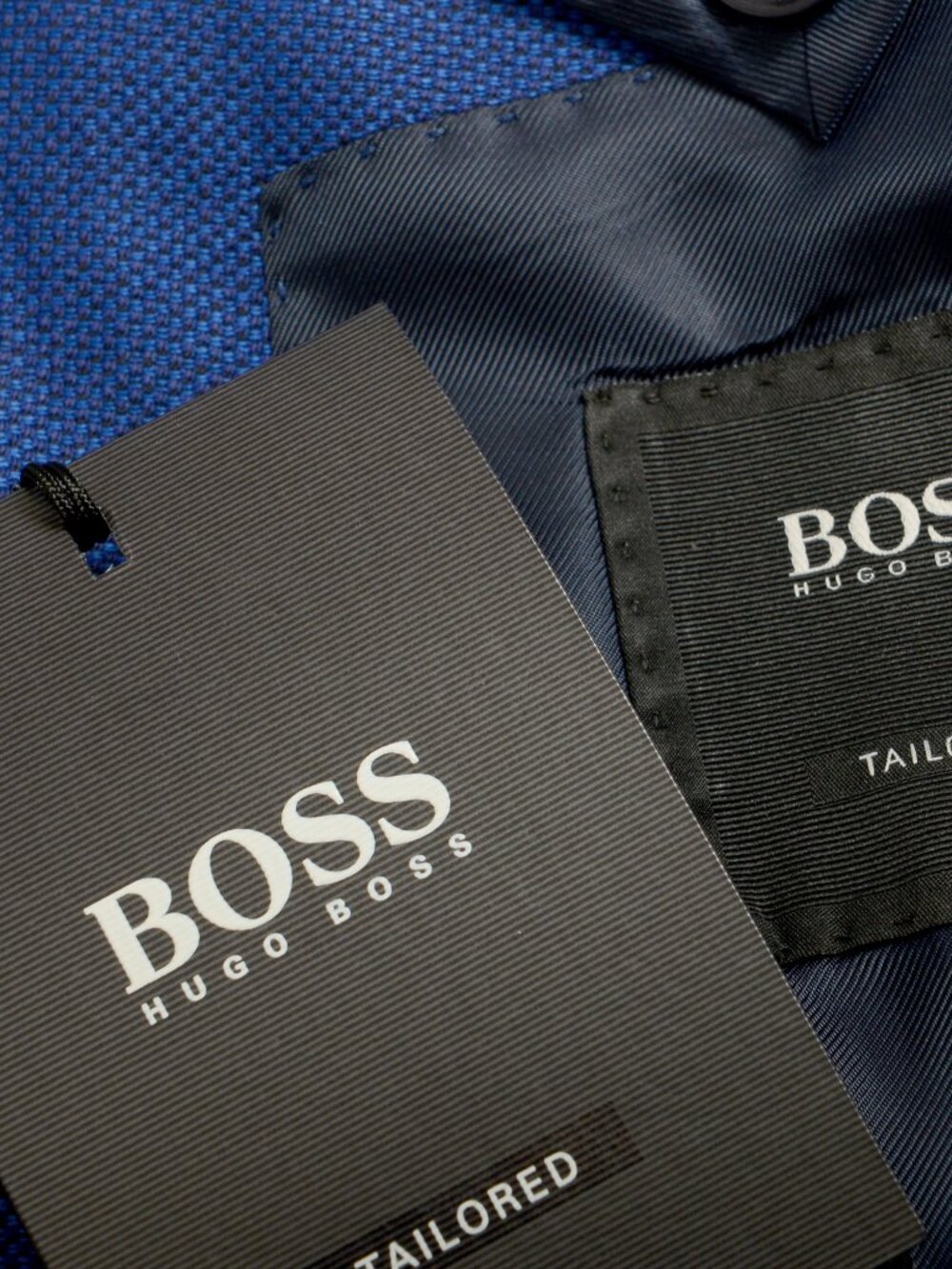 Hugo Boss Men's "T-Jake" Blue 100% Wool Sport Coat Blazer US 36R IT 46R - Picture 7 of 7